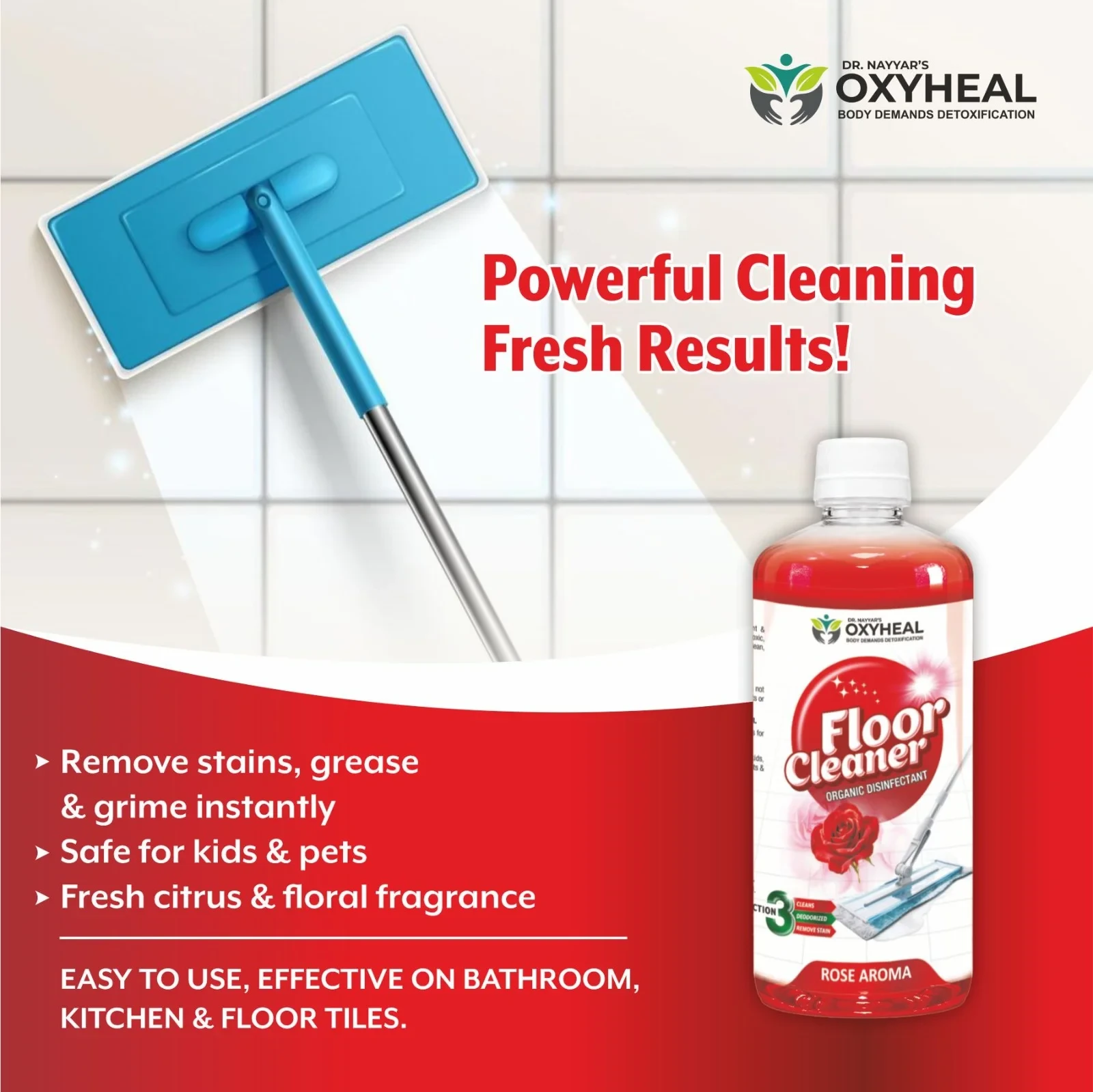 Rose Aroma Organic Floor Cleaner